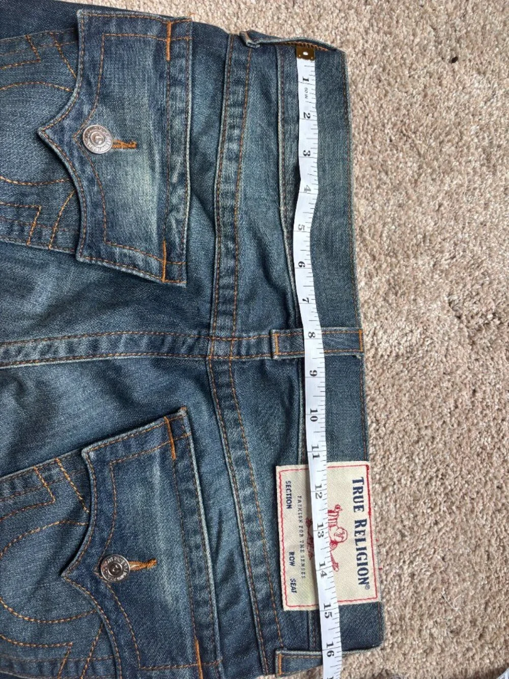 true religion blue billy bootcut jeans 30x30